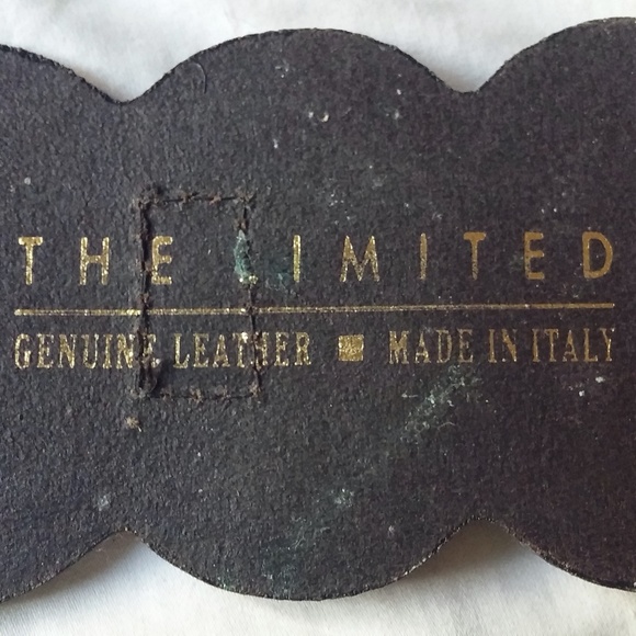 Vintage The Limited Made in Italy leather  belt